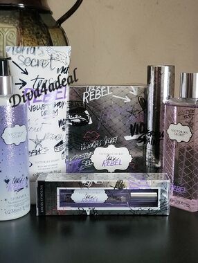 Victoria’s Secret TEASE REBEL 3.4 FL OZ & Mini/Travel Spray 6PC Bundle
